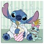 Магнитен пъзел 60 ел. Лило и Стич Lilo and Stitch 18x18x2 см с 3 пъзела по 20 ел.